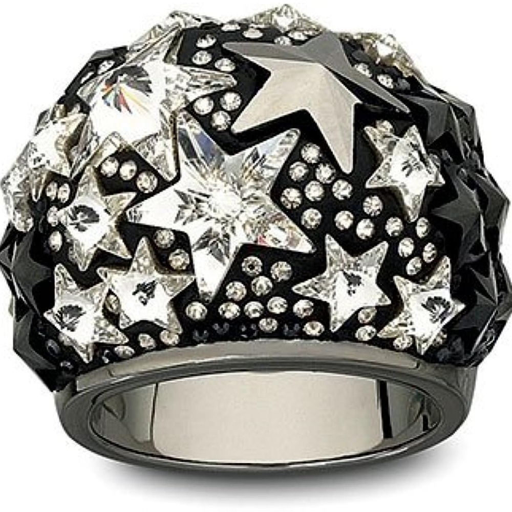 Swarovski Women's Metallic Crystal Star Dome Ring